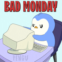 Angry Monday GIF by Pudgy Penguins