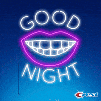 Good Night Smile GIF by Crest
