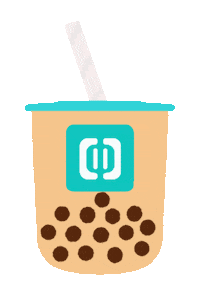 Tapioca Bobba Sticker by Politopia Ilustraciones