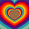 Rainbow Heart GIF by Digg