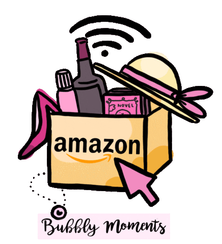 Amazon Online Shopping Sticker by Bubbly Moments
