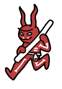 Sant Antoni Demon Sticker