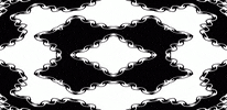 anniemuse heart black and white mask bw GIF