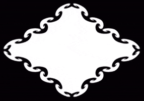 anniemuse heart black and white mask bw GIF