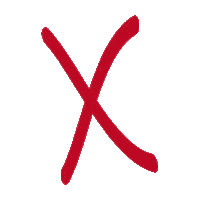 X Sticker by Keep&trendy