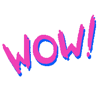 Pink Wow Sticker