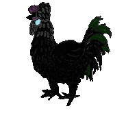 Silkies Seidenhuhn Sticker