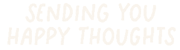 Happy Thoughts Sticker by blurtitout