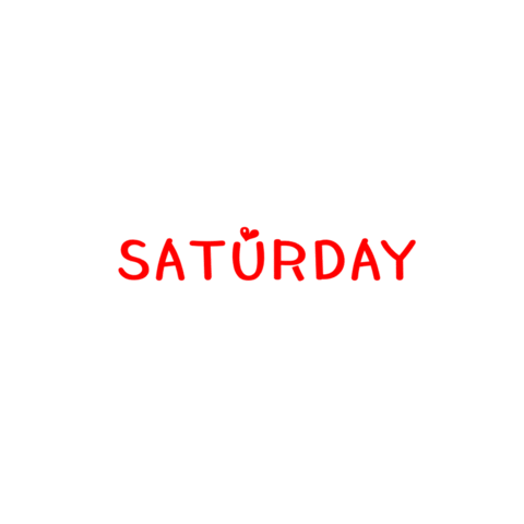 Saturday Sticker