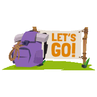 Lets Go Backpack Sticker by Dora and the Lost City of Gold
