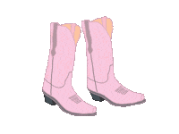carsonplummer country western cowgirl cowgirl boots Sticker