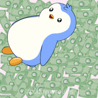 Money Retire GIF by Pudgy Penguins