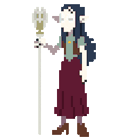 Ellimation pixelart lilith the owl house theowlhouse Sticker