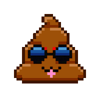 Art Shitting Sticker by Poopies.io