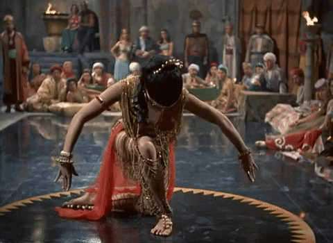 mataduarte giphygifmaker dance debra paget princess of the nile GIF