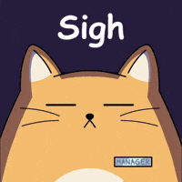 Breathing Out Over It GIF by MESA My Emotional Support Animal