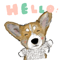 ハロー Hello Sticker
