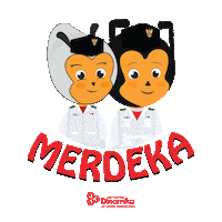 Indonesia Merdeka Sticker by UNIVERSITAS DINAMIKA