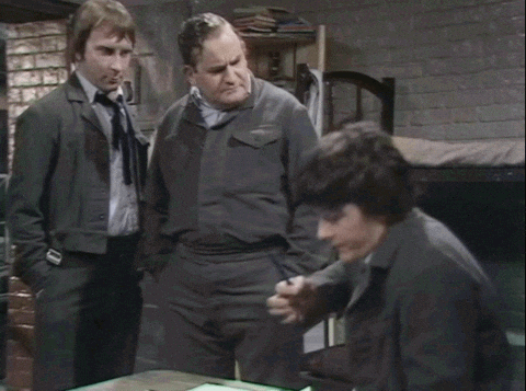 glynrick giphyupload ronnie barker ill have to think about that porrige GIF