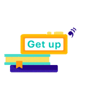 Wake Up Books Sticker by theSkimm