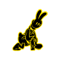 fidiaart disney peace donald duck donaldduck Sticker