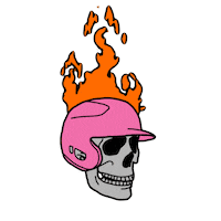 Illustration Burn Sticker