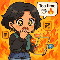 Tea Time Popcorn GIF by Persona