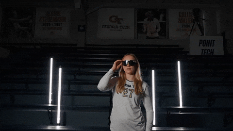 Georgia Tech Volleyball GIF by Georgia Tech Yellow Jackets