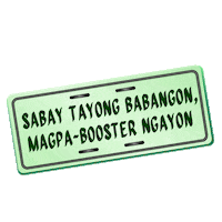 DOHPhilippinesGov pinaslakas doh booster vaccination Sticker