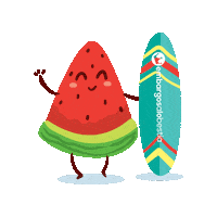 Summer Sandia Sticker by Embargosalobestia
