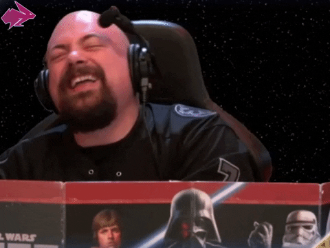 happy star wars GIF by Hyper RPG