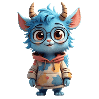 Cute Monster Sticker