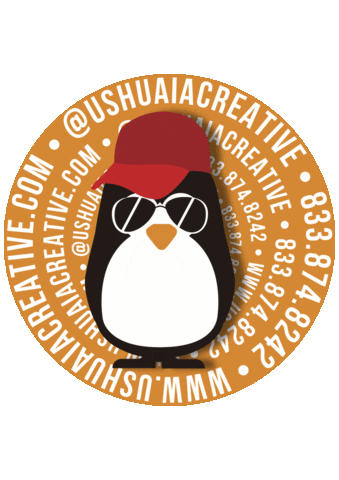 Ushuaiac giphyupload design penguin creative Sticker