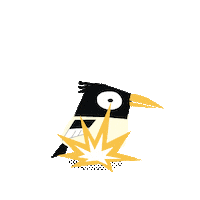 Cartoon Bird Sticker by Mexer