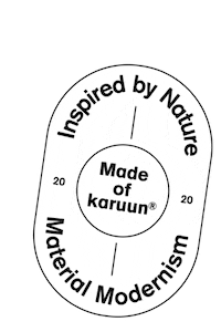 karuun_materials sustainability karuun out for space Sticker