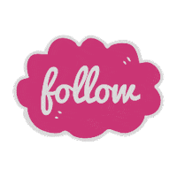 Tag Follow Us Sticker by MummyConstant