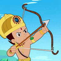 Durga Puja Navratri GIF by Chhota Bheem