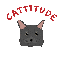 Russian Blue Cat Sticker