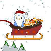 Merry Christmas Sticker by Pudgy Penguins