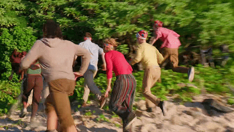 Auction Running GIF by Survivor CBS