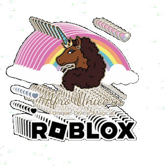 Rainbow Sticker by Afro Unicorn