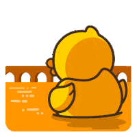 water swimming Sticker by B.Duck