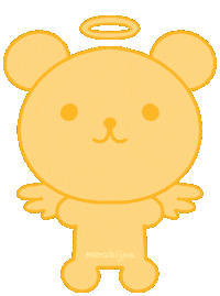 Flying Teddy Bear Sticker