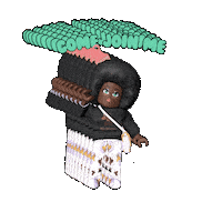 Come Join Me Sticker by Afro Unicorn