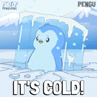 Freezing Ice Cube GIF by Pudgy Penguins