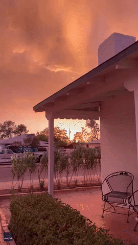 Lightning Plus Rainbow Dazzles Southern Arizona