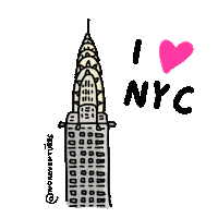 New York Love Sticker by Ivo Adventures