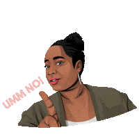 Stop It No Way Sticker by Your Career Girl
