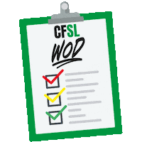 CFSL fitness wod cfsl Sticker