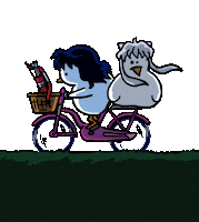 Bike Chicken Sticker